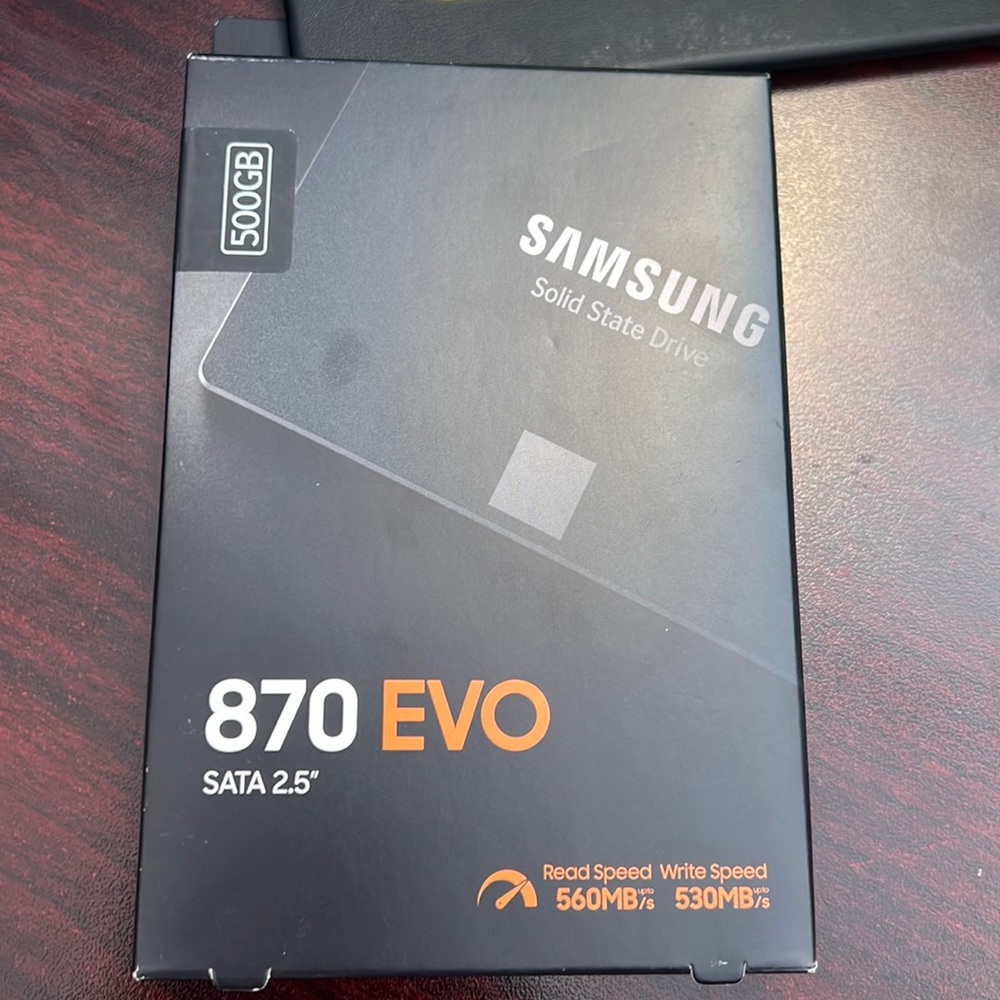 Samsung 870 EVO solid state drive 500GB